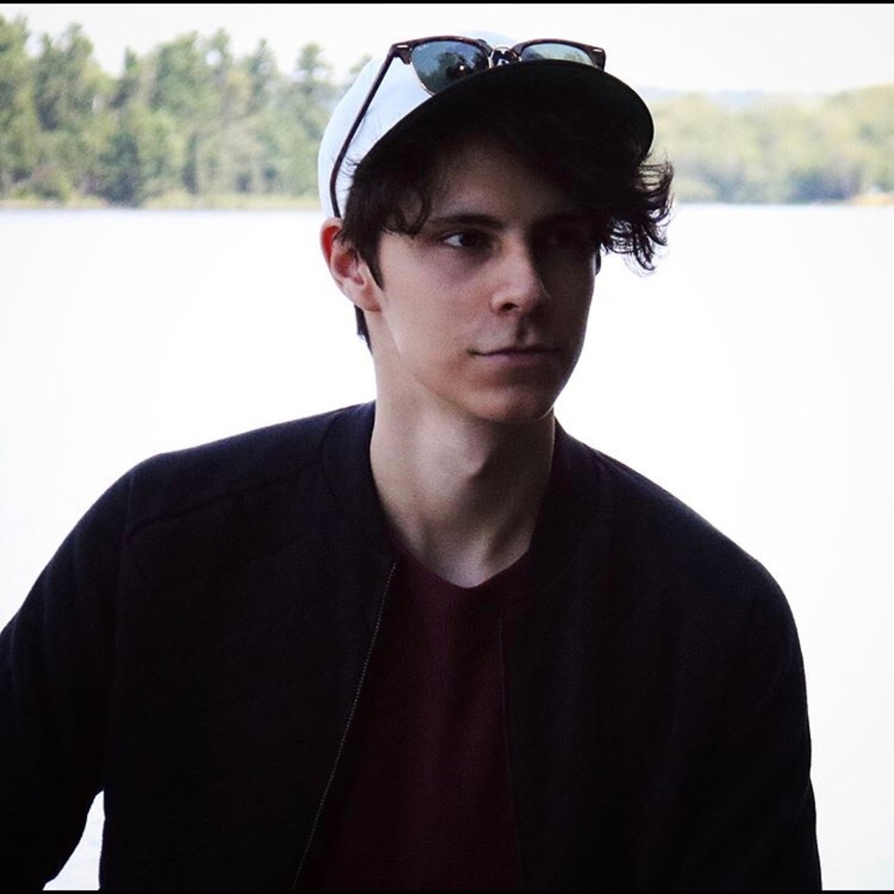 Jack&Jones Black Zip Up Bomber